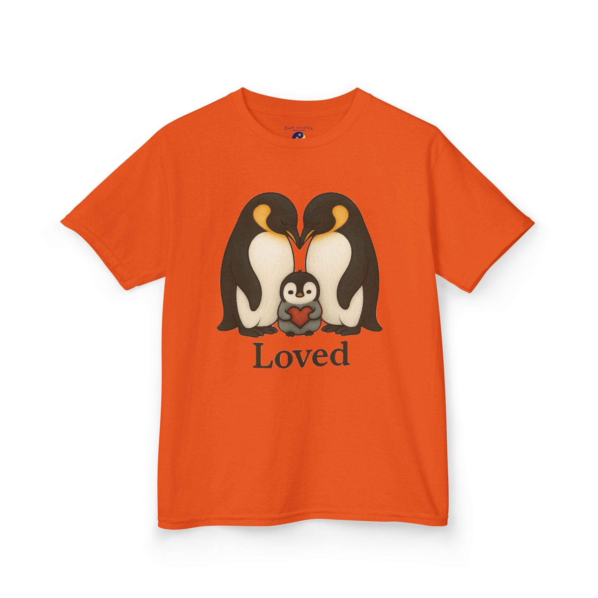 Loved Penguin Graphic Tee—For a BOY! (or Girl) who Loves Penguins T-shirt—ages 5-14