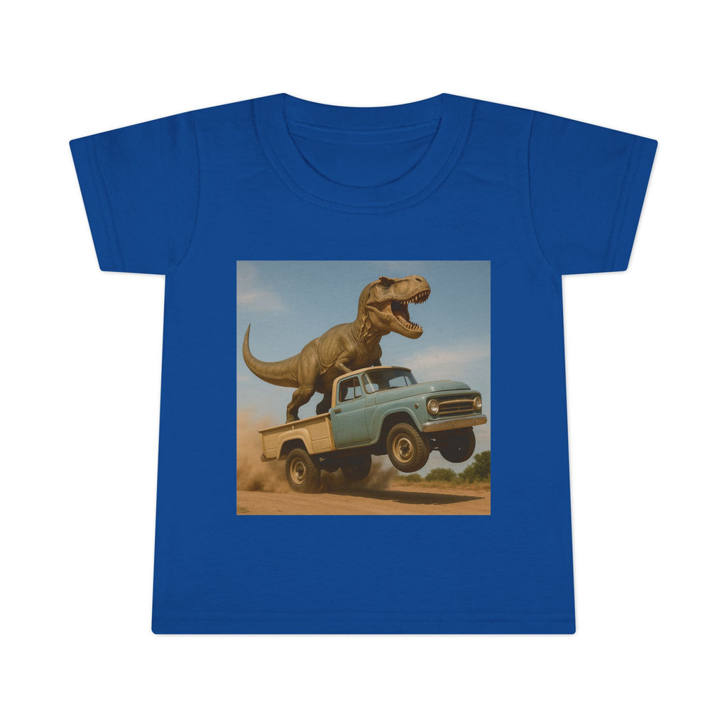 T-Rex Riding Vintage Pickup Adventure! Dinosaur Truck Toddler T-shirt