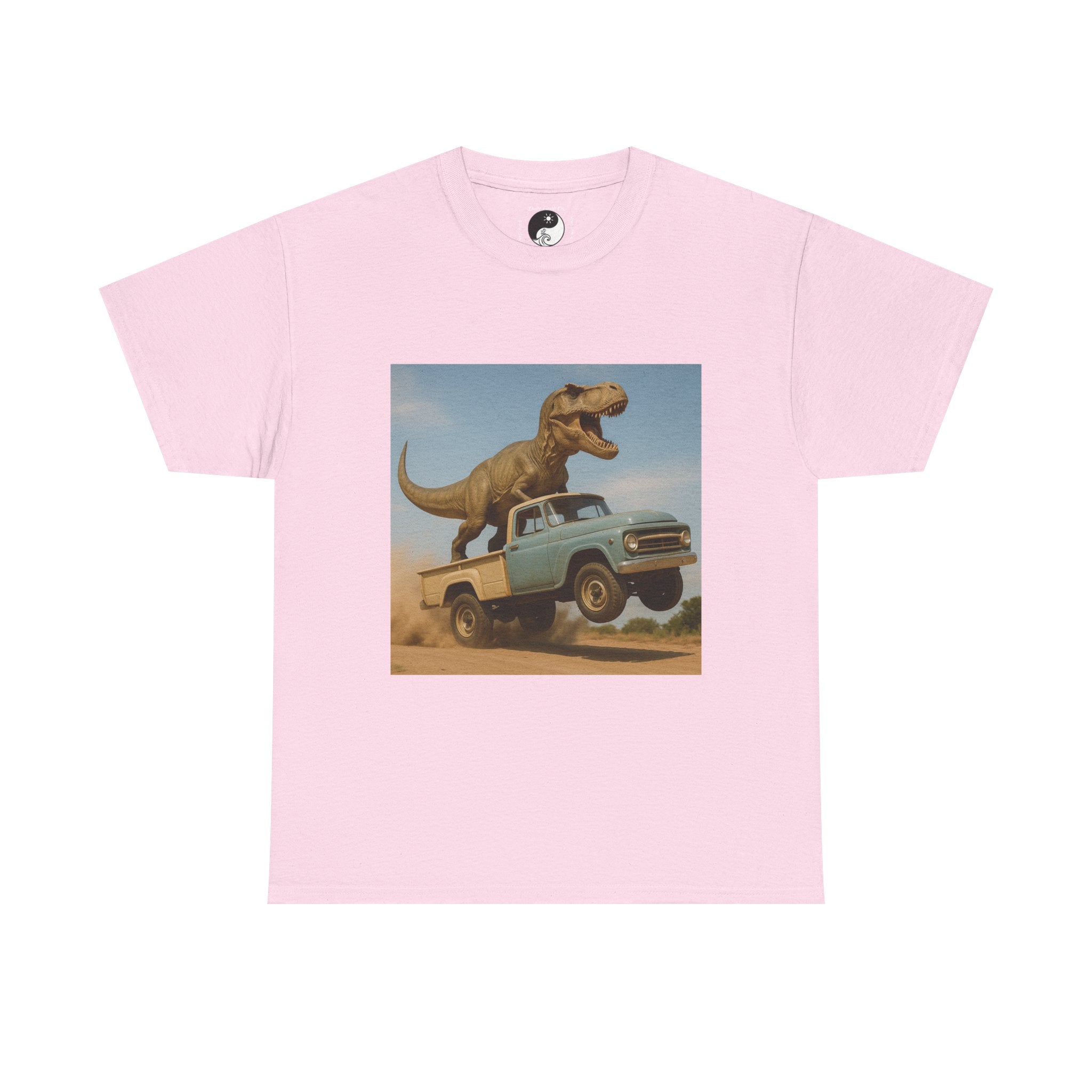 Teen/Adult Retro T-Rex Truck Adventure/Dinosaur T‑Shirt —  Tee sizes S-5XL