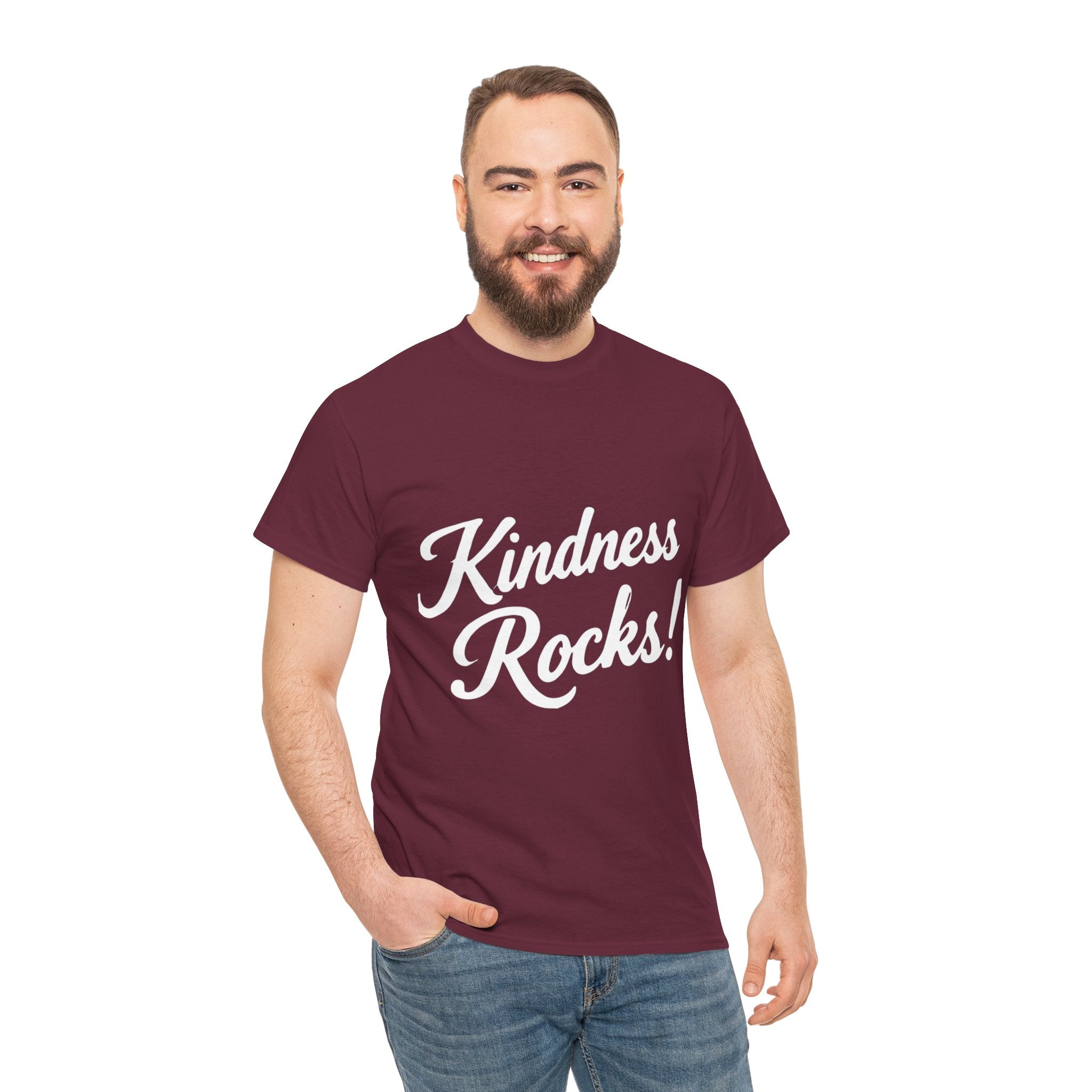 Kindness Rocks! Teen/Adult T‑Shirt — Positive Message Graphic Tee