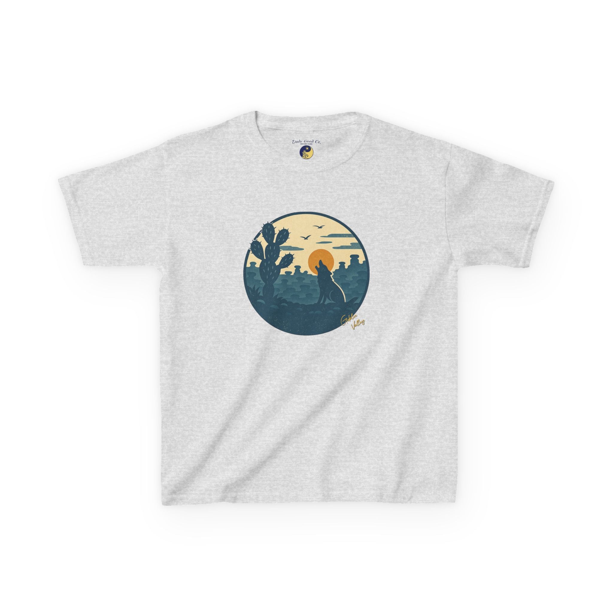 Boys Goblin Valley Desert Graphic Tee – Utah Hoodoo Cactus Sunset Nature Shirt sizes 5-14