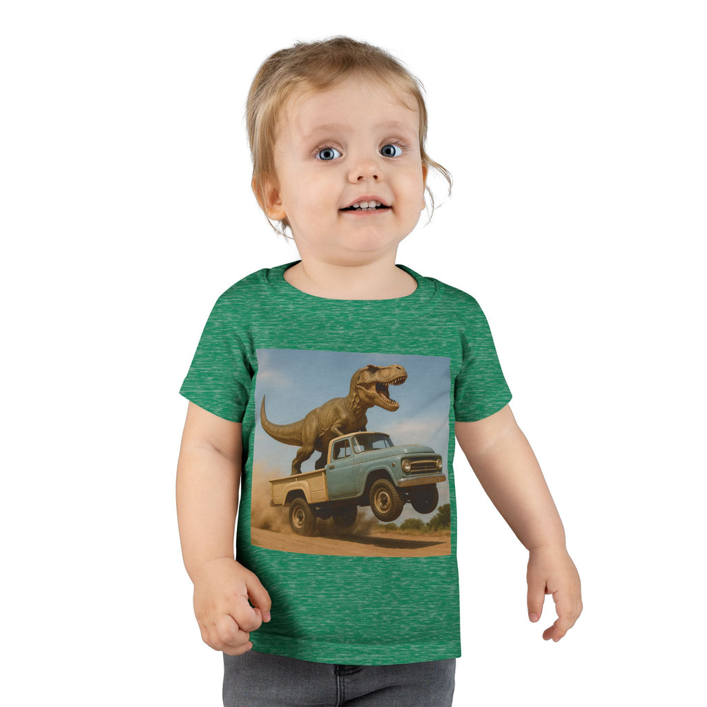 T-Rex Riding Vintage Pickup Adventure! Dinosaur Truck Toddler T-shirt