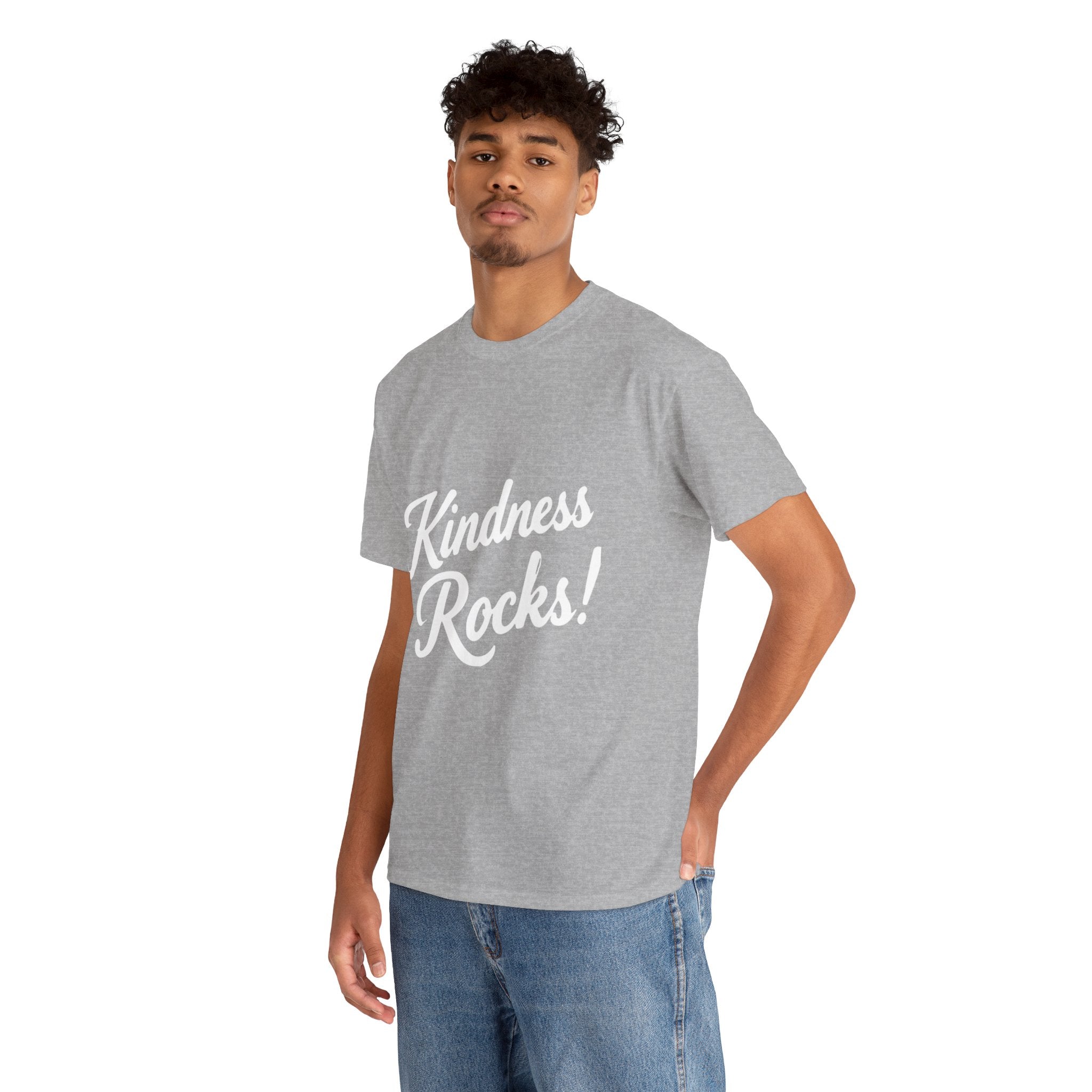 Kindness Rocks! Teen/Adult T‑Shirt — Positive Message Graphic Tee