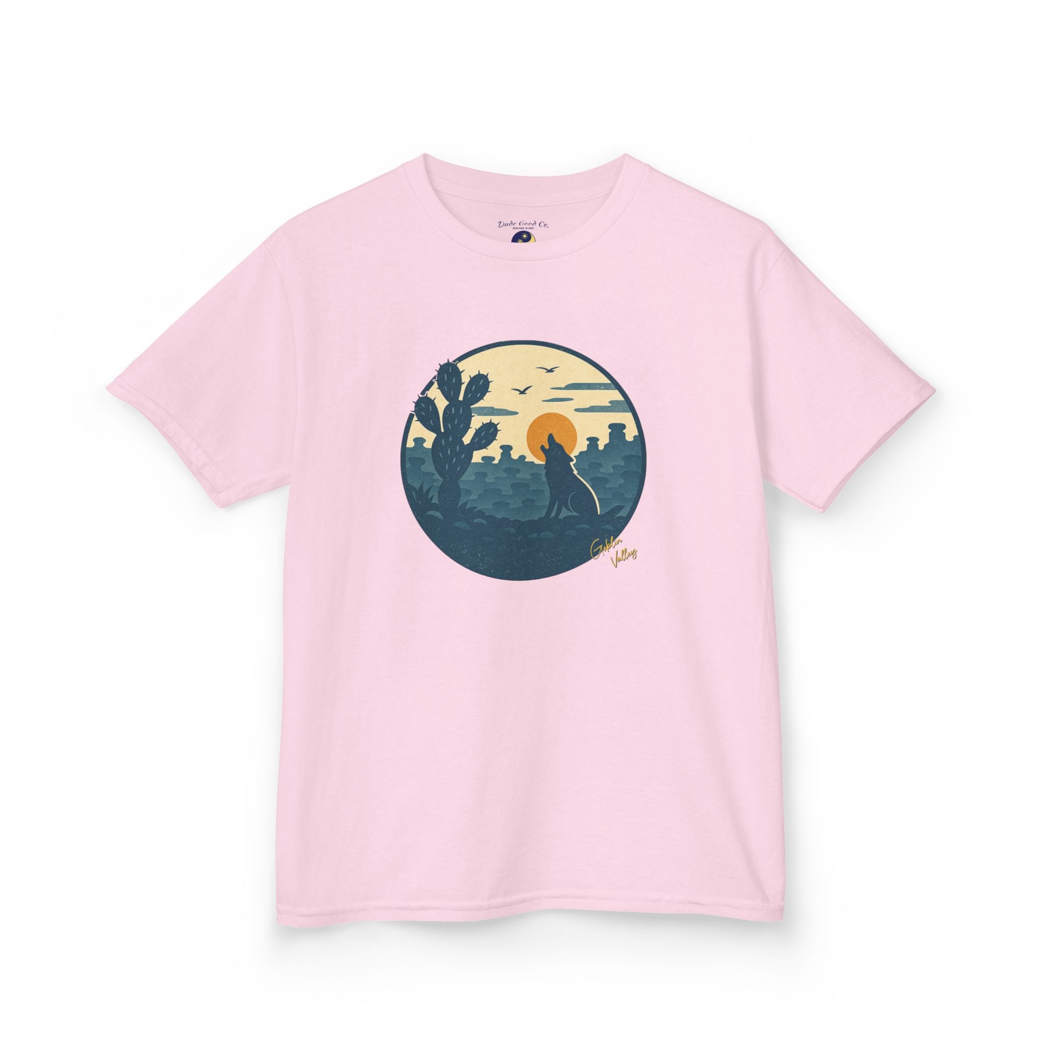 Boys Goblin Valley Desert Graphic Tee – Utah Hoodoo Cactus Sunset Nature Shirt sizes 5-14