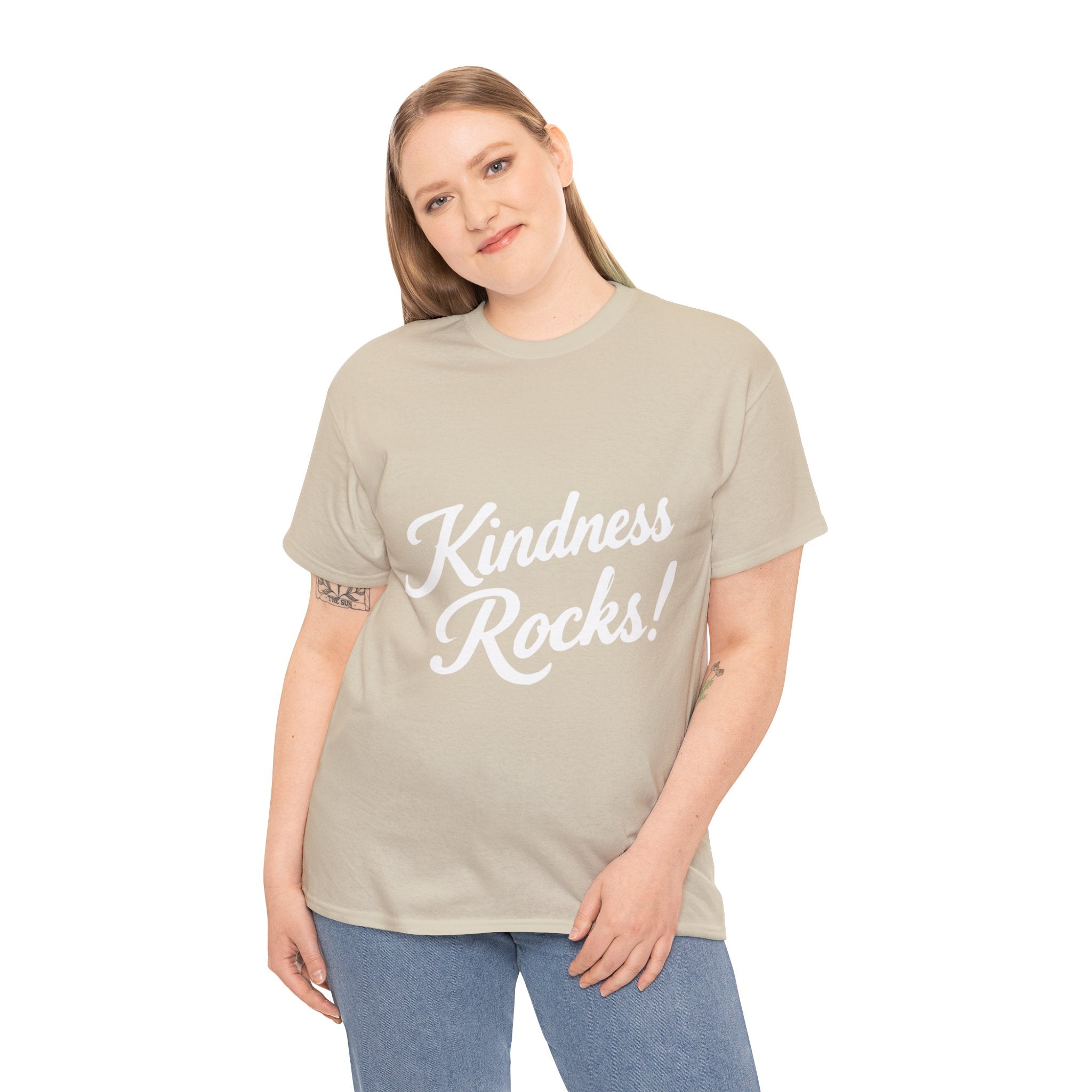 Kindness Rocks! Teen/Adult T‑Shirt — Positive Message Graphic Tee