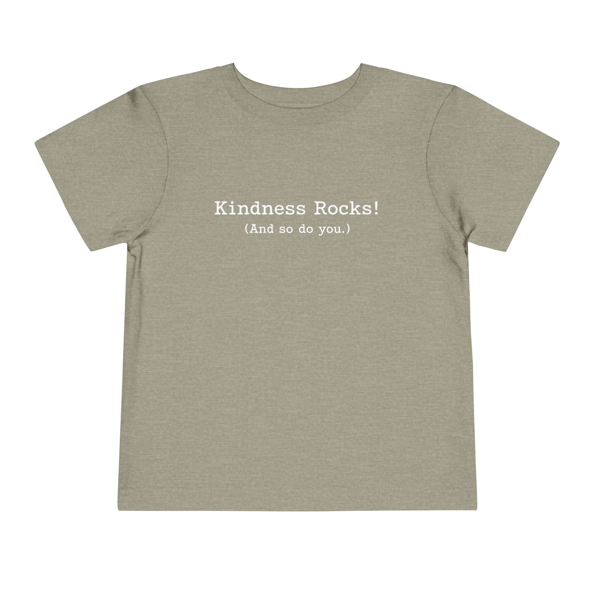Kindness Rocks! (And so do you.) size 2 3 4 5 Toddler/Young Child Tee