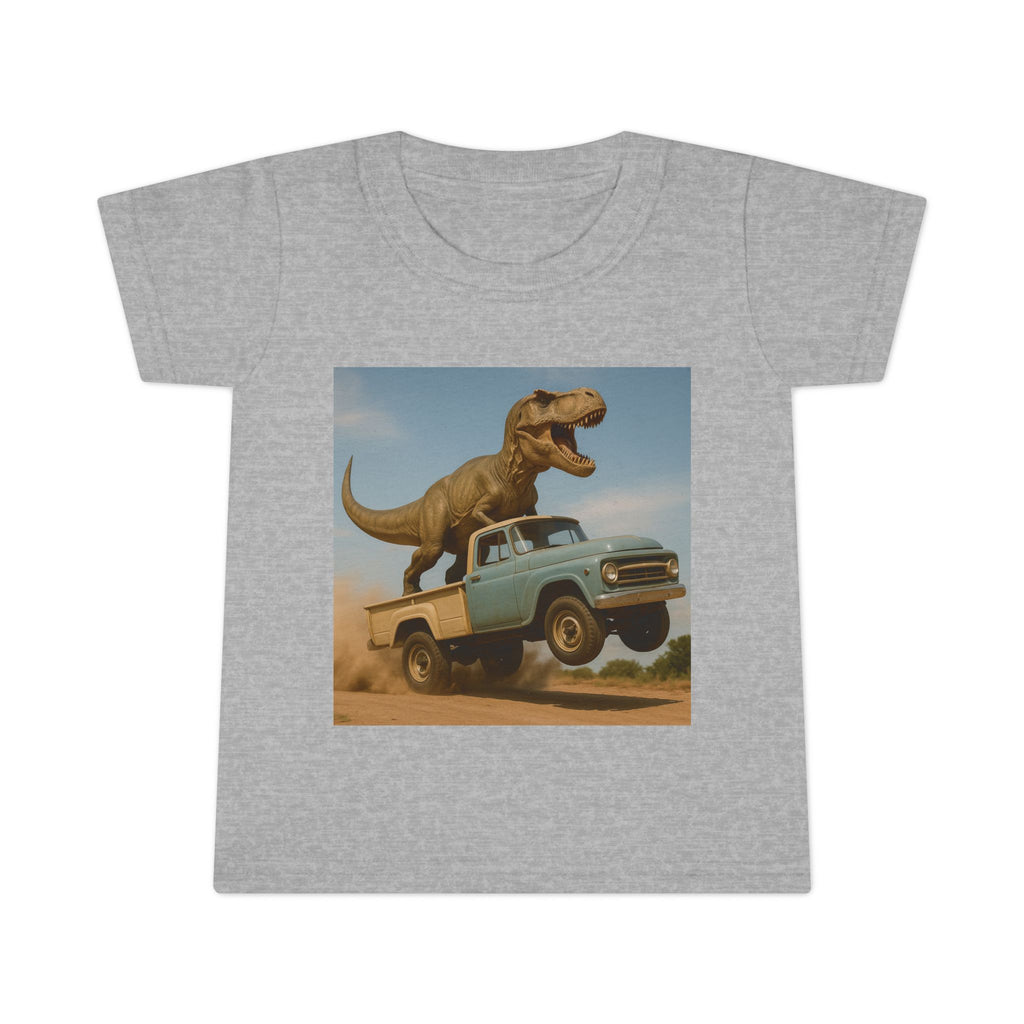T-Rex Riding Vintage Pickup Adventure! Dinosaur Truck Toddler T-shirt