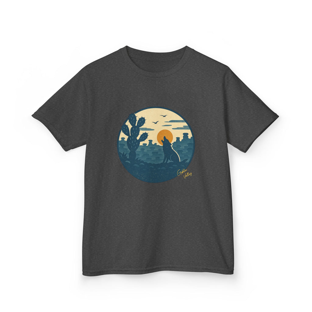 Kids Tee — Desert Sunset Cactus Graphic