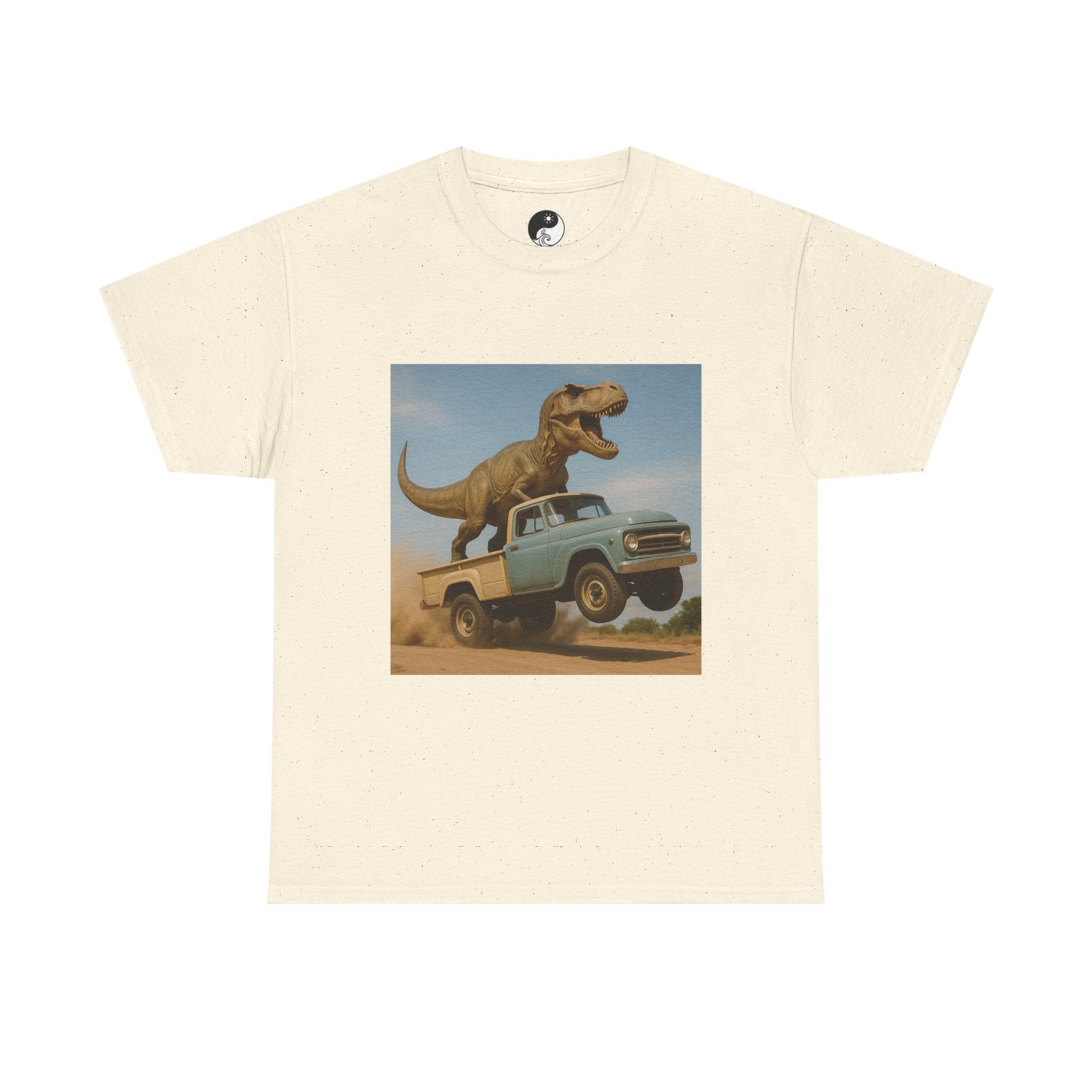 Teen/Adult Retro T-Rex Truck Adventure/Dinosaur T‑Shirt —  Tee sizes S-5XL