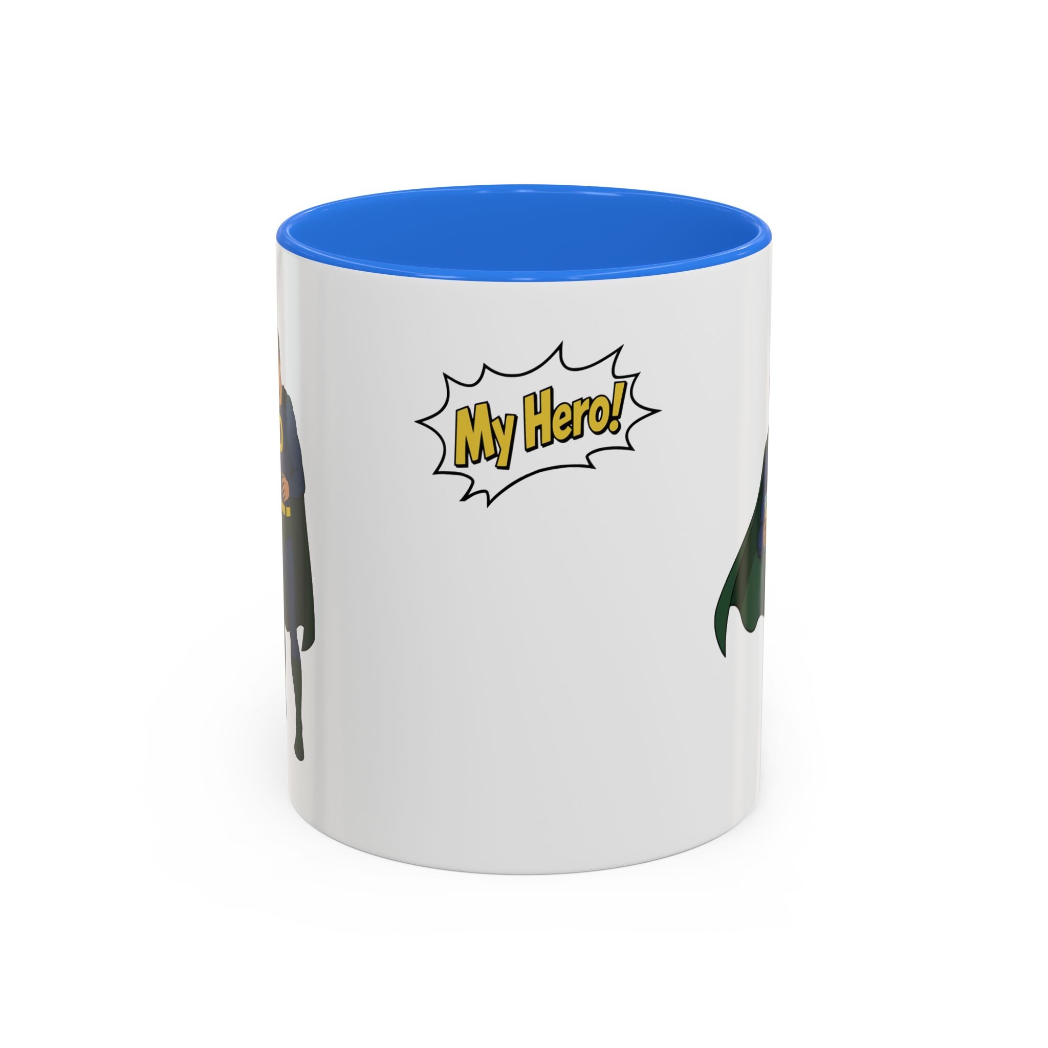 Real Super Heroes Bring Snacks! Super D Coffee/Hot Chocolate Mug: 12 Colors 11oz/15oz Ceramic Superhero Novelty Gift Cup 