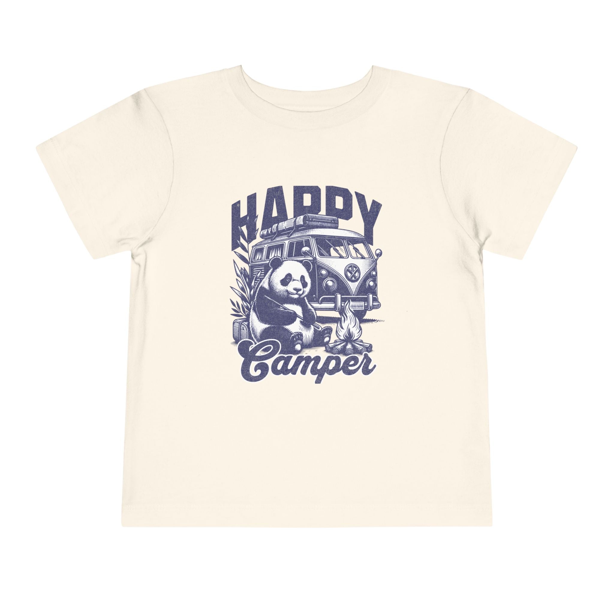 Happy Camper Panda Toddler Tee