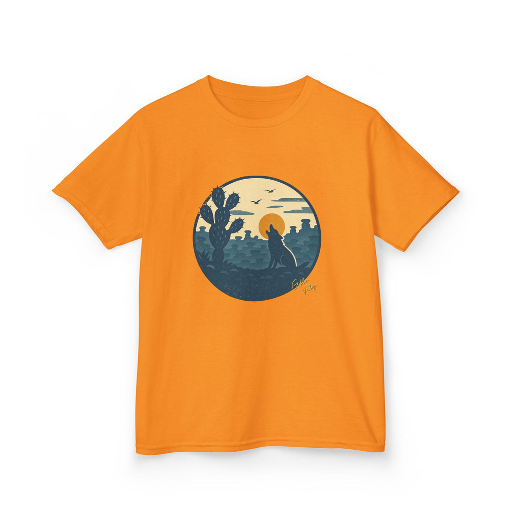 Kids Tee — Desert Sunset Cactus Graphic