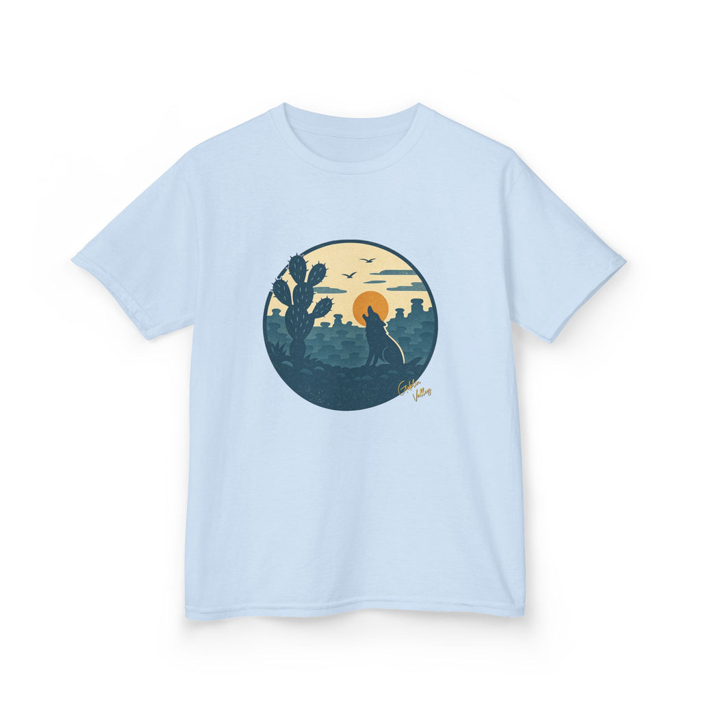 Kids Tee — Desert Sunset Cactus Graphic