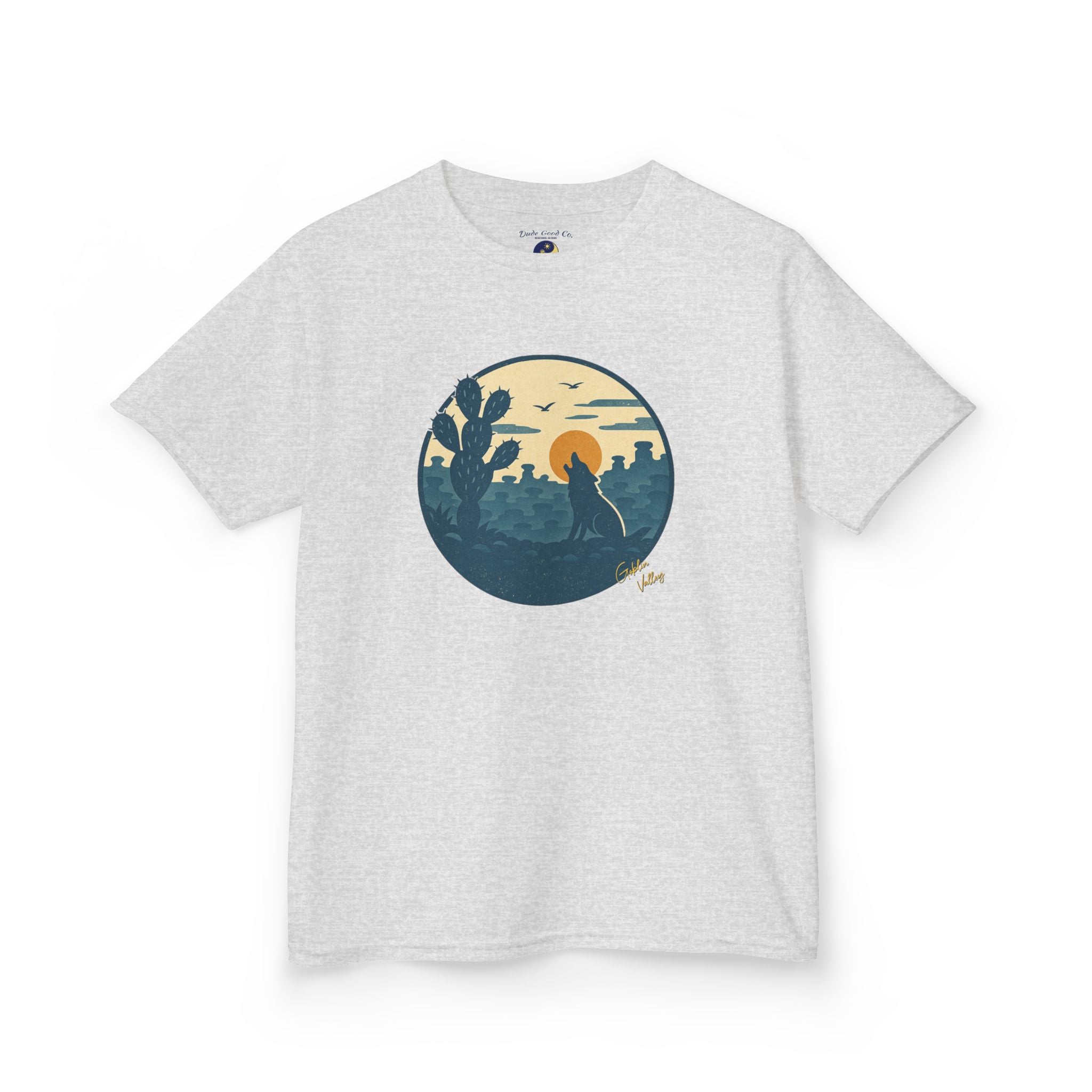 Boys Goblin Valley Desert Graphic Tee – Utah Hoodoo Cactus Sunset Nature Shirt sizes 5-14