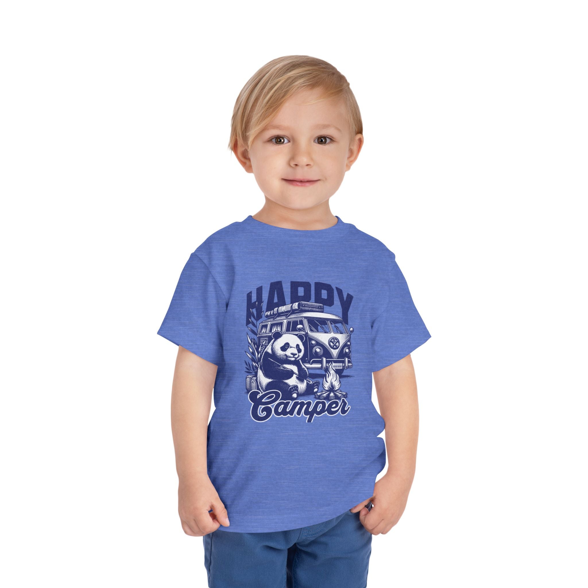 Happy Camper Panda Toddler Tee