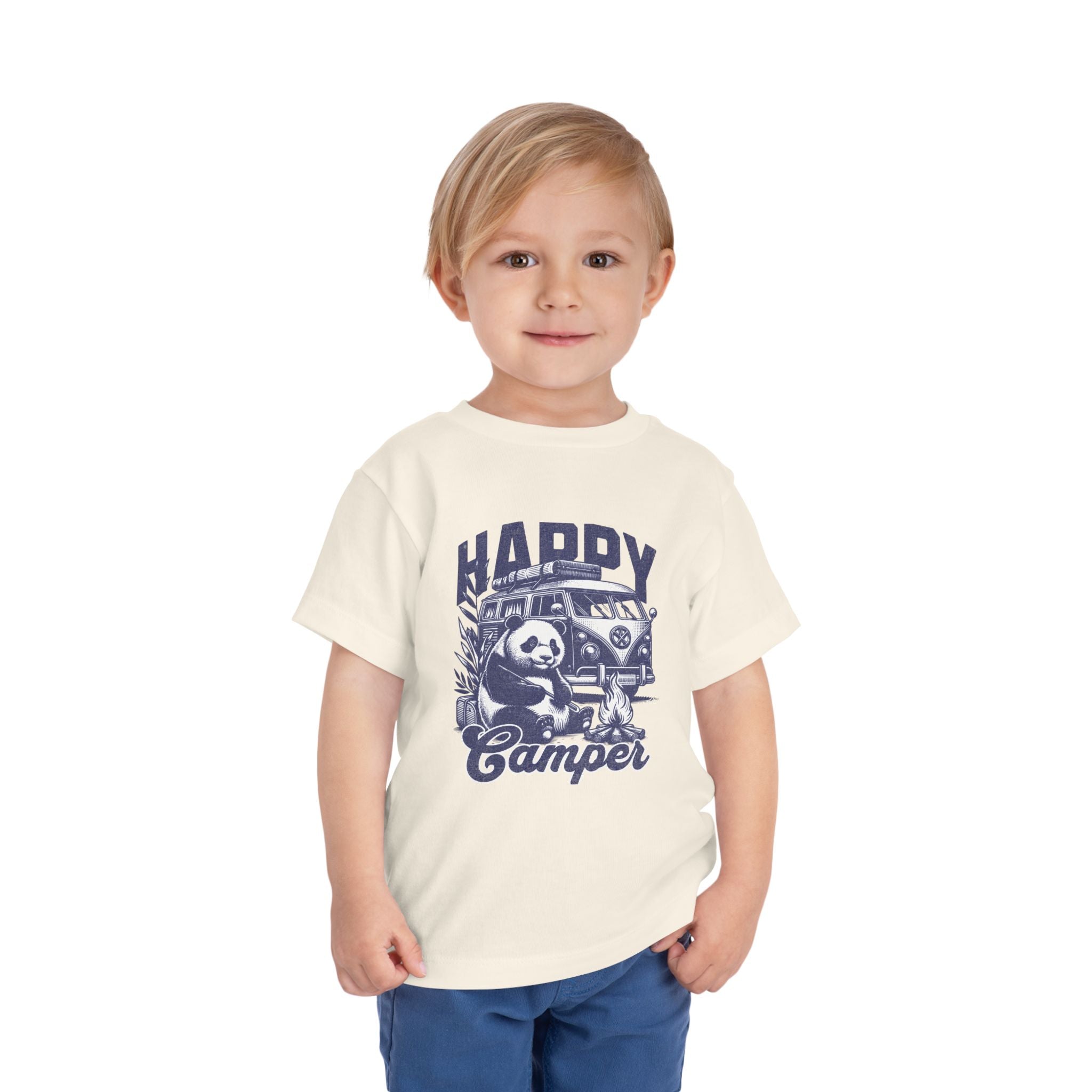 Happy Camper Panda Toddler Tee