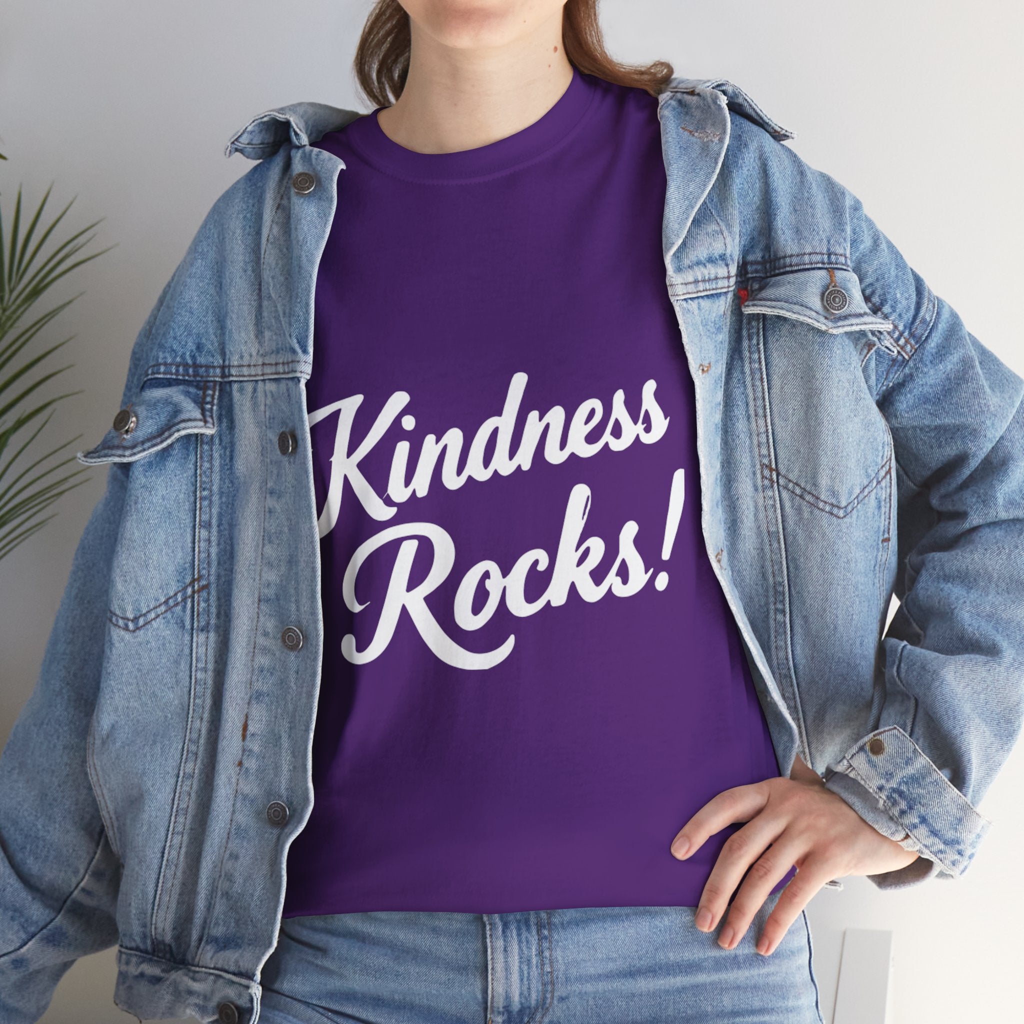 Kindness Rocks! Teen/Adult T‑Shirt — Positive Message Graphic Tee