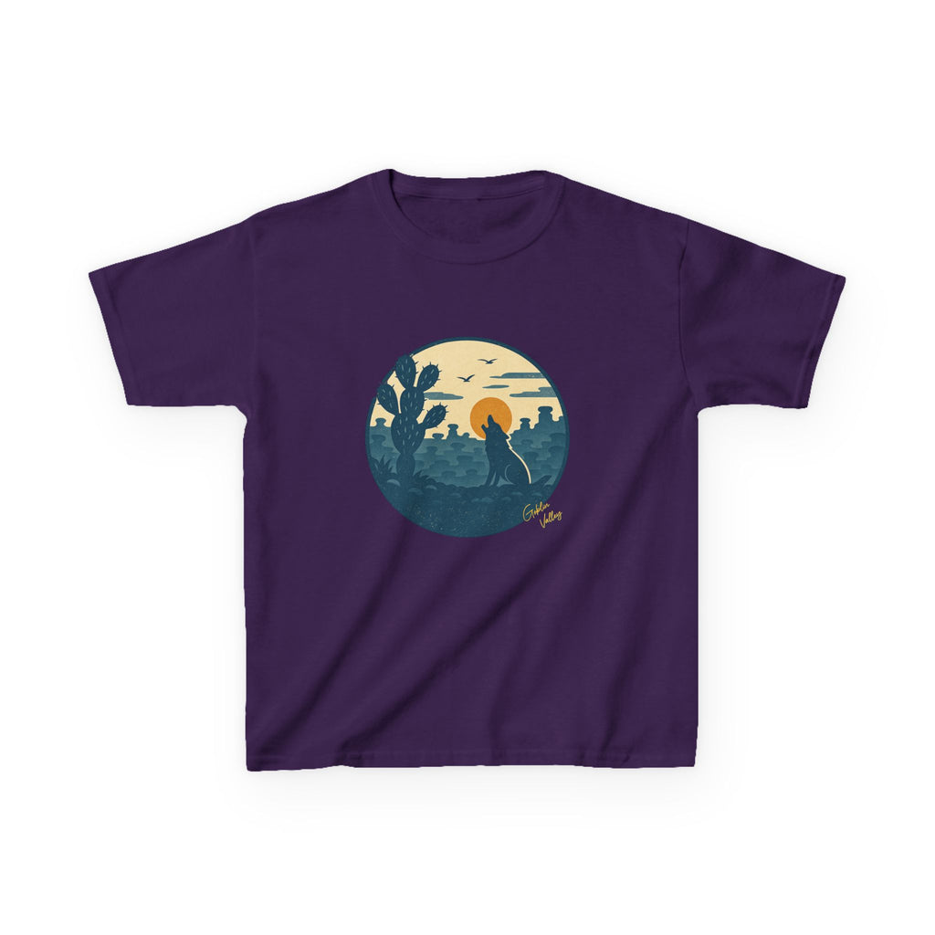 Kids Tee — Desert Sunset Cactus Graphic