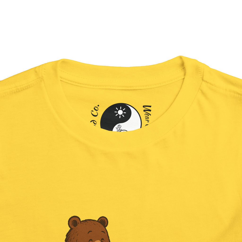 Campfire Friends Tee — Toddler/Young Child Bear, Fox & Raccoon Camping Shirt
