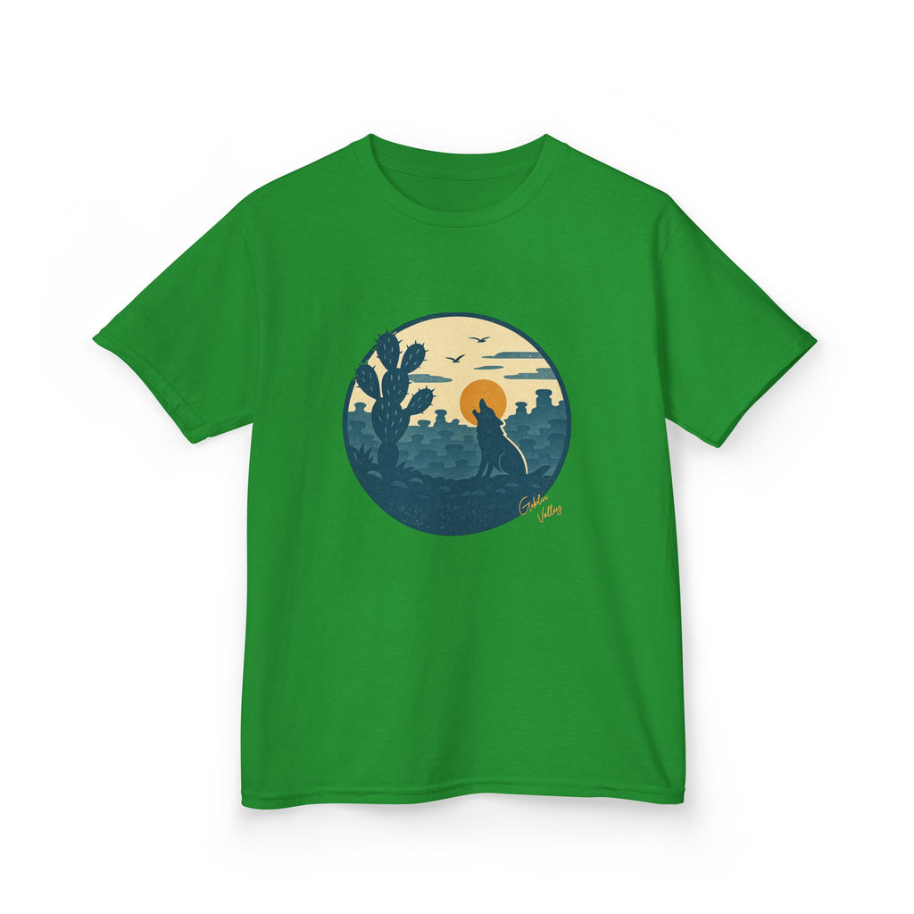 Kids Tee — Desert Sunset Cactus Graphic