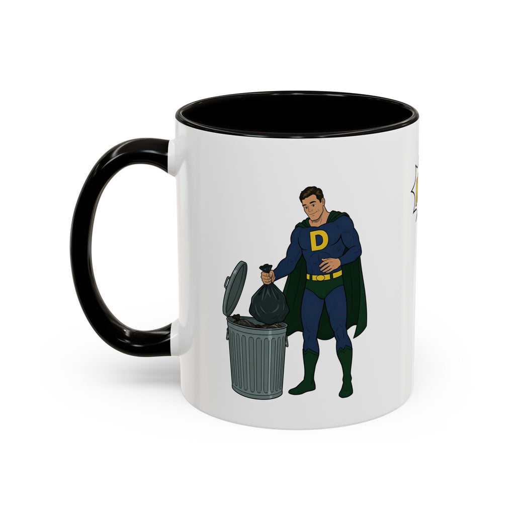 Real Super Heroes Bring Snacks! Super D Coffee/Hot Chocolate Mug: 12 Colors 11oz/15oz Ceramic Superhero Novelty Gift Cup 