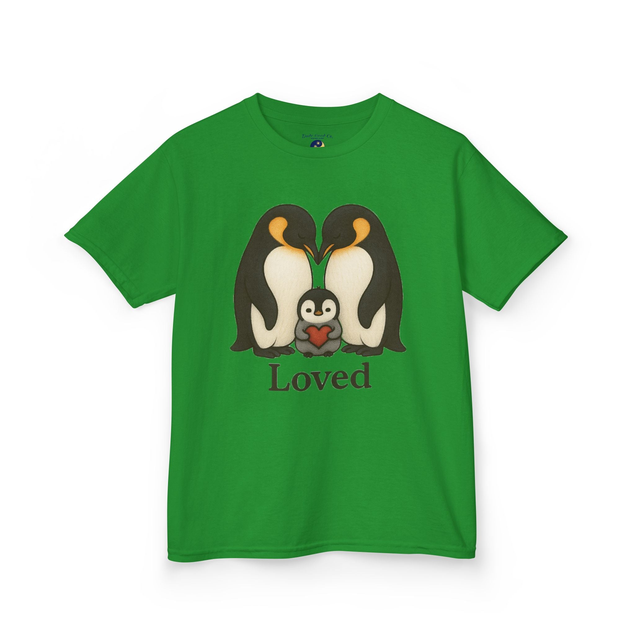 Loved Penguin Graphic Tee—For a BOY! (or Girl) who Loves Penguins T-shirt—ages 5-14