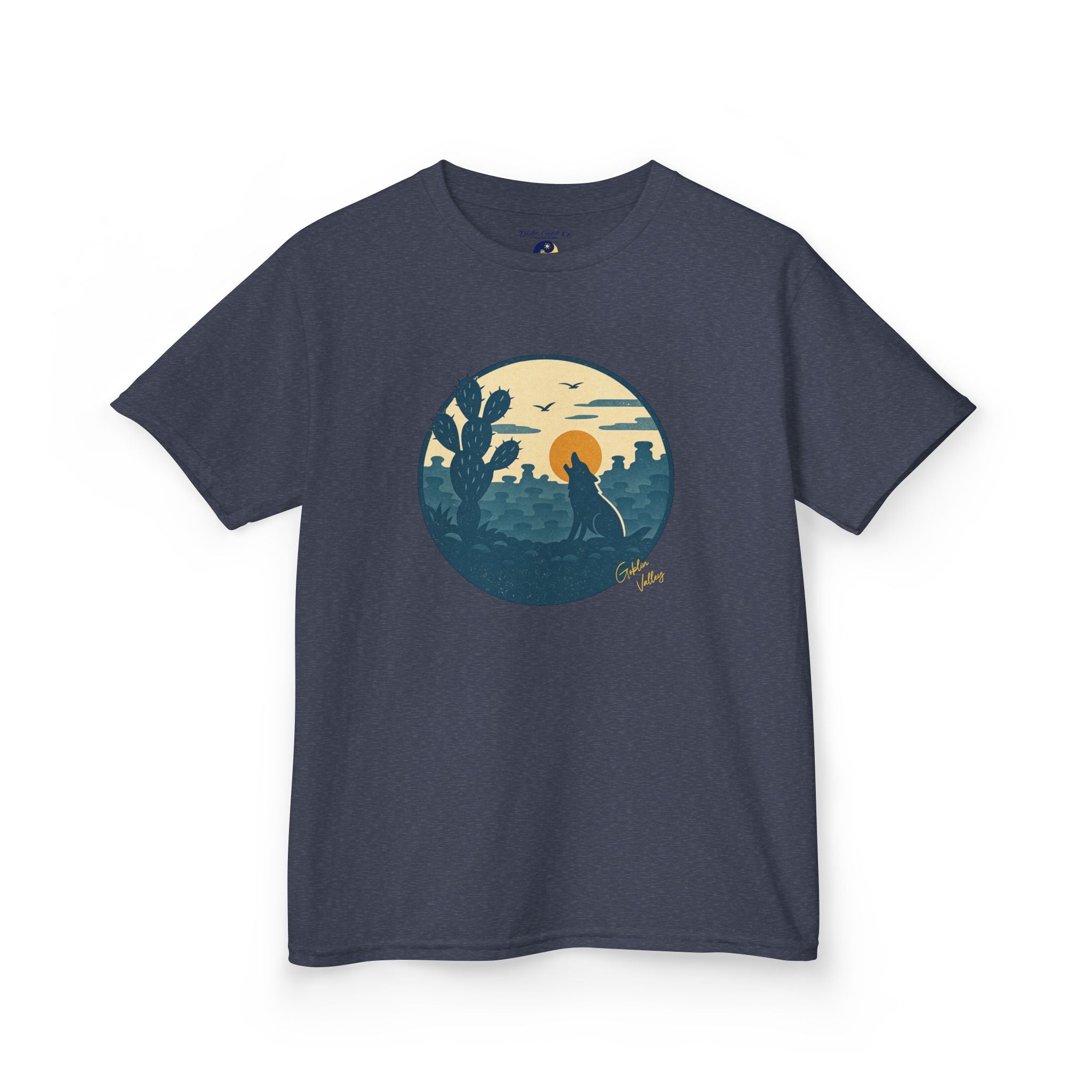 Boys Goblin Valley Desert Graphic Tee – Utah Hoodoo Cactus Sunset Nature Shirt sizes 5-14