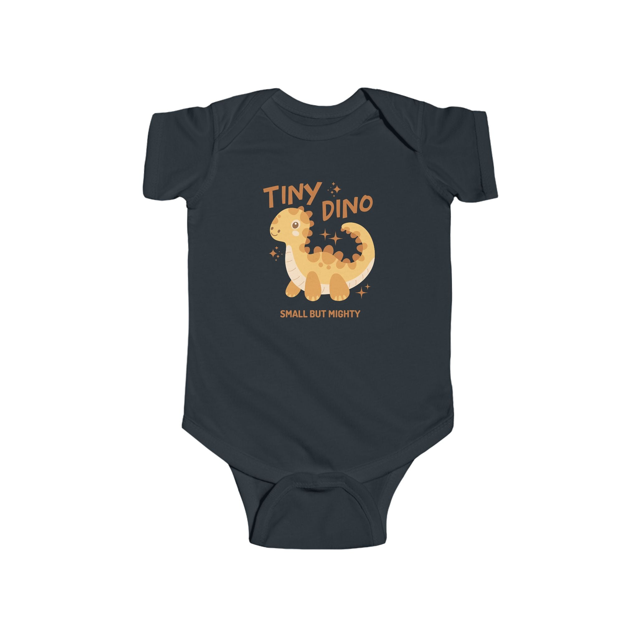 Tiny Dino Baby Bodysuit - "Tiny Dino" Cute Infant Onesie (Small But Mighty)