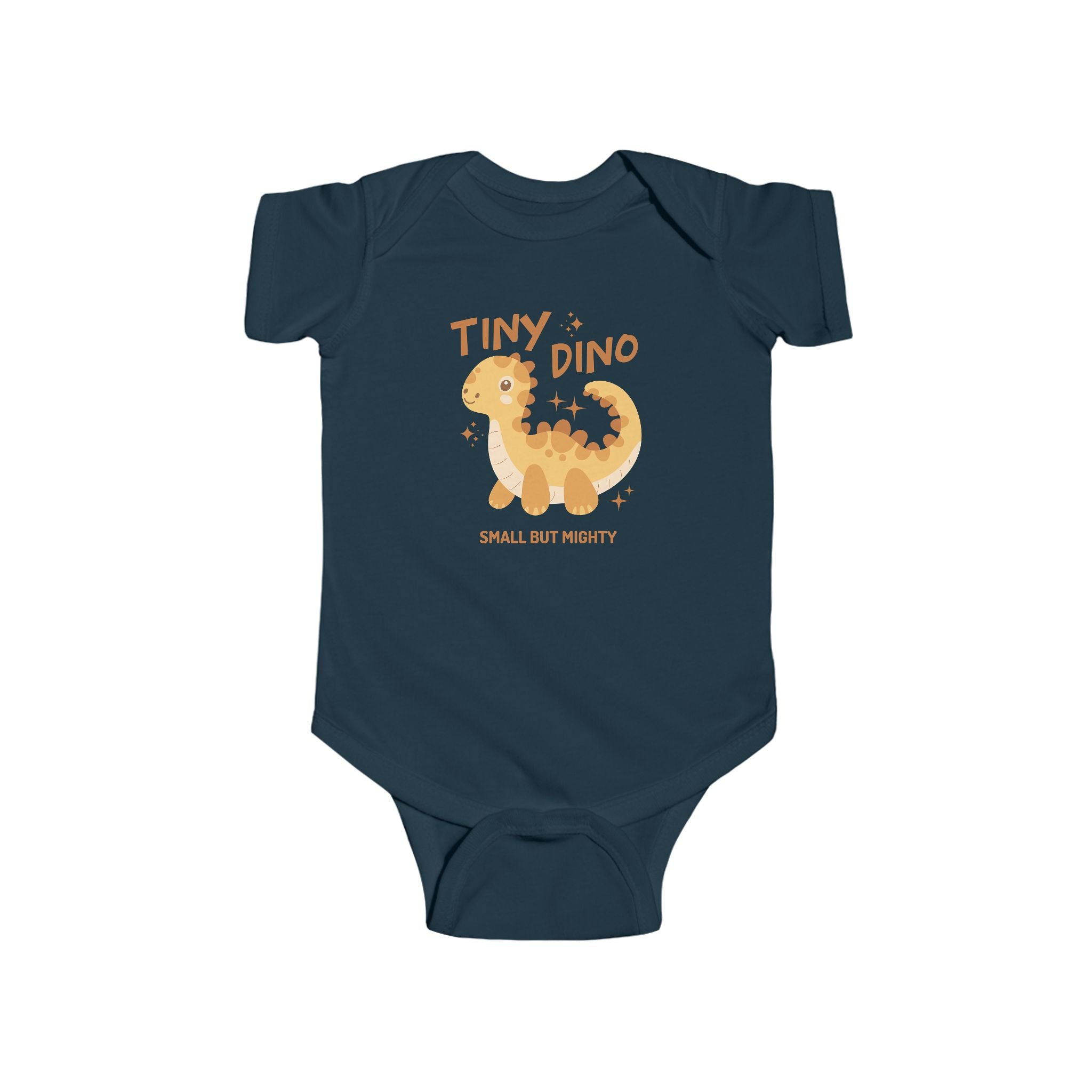 Tiny Dino Baby Bodysuit - "Tiny Dino" Cute Infant Onesie (Small But Mighty)