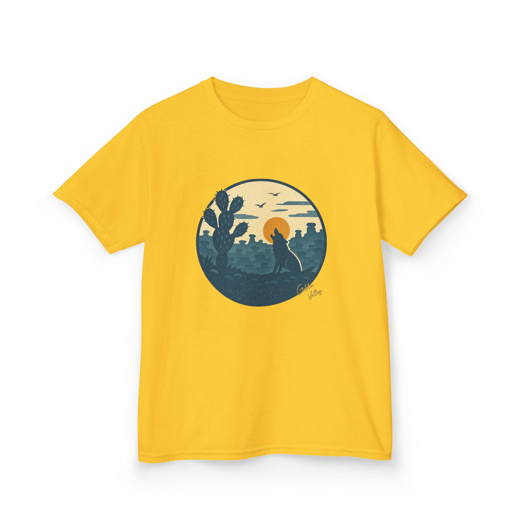 Kids Tee — Desert Sunset Cactus Graphic